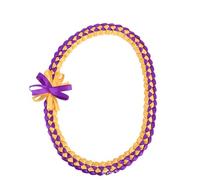 YROHGKPN Collar de cinta lateral, trenza intrincada, cuerda de honor, guirnaldas de cinta hechas a mano, collar de tejido delicado, collar de una sola capa, m, como se describe, como se describe