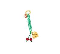 YROHGKPN Colorido llavero intercambiable accesorios, tema de corazón de perlas, práctica cuerda artesanal para decoración de bolsas, llavero colgante de amor, b