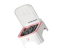 YROHGKPN Comedero automático inteligente para gatos con sensores que abre la tapa para alimentación temporizada, conservación de alimentos frescos, gran capacidad, automático