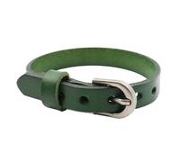 YROHGKPN Cómoda pulsera de piel de perla, elegante declaración de moda, ideal para el día a día, pulsera de cuero, talla única, como se describe