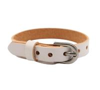 YROHGKPN Cómoda pulsera de piel de perla, elegante declaración de moda, ideal para el día a día, pulsera de cuero, talla única, como se describe