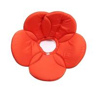 YROHGKPN Cómodo collar isabelino con forma de flor para perros y gatos, fácil de comer y beber, suave pelusa para mascotas, collar Elizabeth