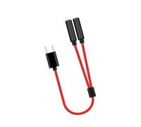 YROHGKPN Conectores de sonido tipo C a 3, conectores de sonido dobles de 5 mm, resistentes al desgaste, para interpretaciones musicales de smartphone, cable estéreo para auriculares, adaptador USB C