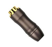 YROHGKPN Conectores hembra equilibrados funcionales de 4,4 mm, carcasa de aleación de aluminio para amplificadores y altavoces, accesorios de conexión, ajuste apretado