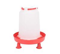 YROHGKPN Contenedor automático de alimentos para aves de corral de plástico, juego de bebedero para pollos para patos, codornices, palomas, piensos, alimentos para pollos, accesorios para bebidas de