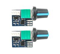 YROHGKPN Controlador de ventilador de computadora de 4 pines, módulo PWM de 12 V con ciclo de trabajo del 0 97% y caja de instalación sin herramientas, controlador de velocidad del ventilador PWM de