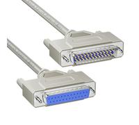 YROHGKPN Coppers Cores DB25 - Cable adaptador de puerto paralelo (25 pines macho a hembra, para conexión LPTs extendida)
