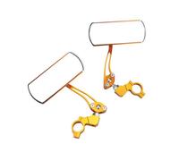 YROHGKPN Cristal de bicicleta giratorio de 360 grados, visión trasera para manillar de bicicleta, reflectores de visión trasera, seguros y amplios rangos