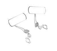 YROHGKPN Cristal de bicicleta giratorio de 360 grados, visión trasera para manillar de bicicleta, reflectores de visión trasera, seguros y amplios rangos