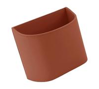 YROHGKPN Cubo de basura de cuero que ahorra espacio para asiento de puerta, a prueba de fugas y soporte de residuos de coche fácil de limpiar