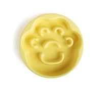 YROHGKPN Cuenco antichocking para mascotas, plato de comida para cachorros, cerámica MessFree golosinas, comida seca, alimentación, beber, alimentación lenta del gato
