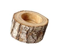 YROHGKPN Cuenco de madera para coleóptera Jelly Feeders Stumps Bowl para una experiencia de alimentación suave y una mejor observación Wooden Jelly Feeders Stumps Bowl