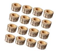 YROHGKPN Cuenco de madera para coleóptera Jelly Feeders Stumps Bowl para una experiencia de alimentación suave y una mejor observación Wooden Jelly Feeders Stumps Bowl