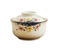 YROHGKPN Cuenco de sopa cubierto de cerámica de alta calidad con tapa, apto para microondas y horno, fideos ramen grandes para comer en cualquier entorno cubierto