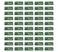 YROHGKPN De 50 elegantes tarjetas de Eid, tarjetas de felicitación de celebración islámica, tarjetas de invitación de vacaciones musulmanas plegables, bendiciones navideñas