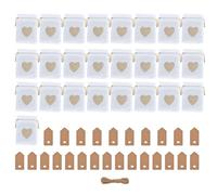 YROHGKPN De 51 bolsas de yute Love Heart, elegantes bolsas de regalo, bolsas de almacenamiento de moda para joyas y pequeños tesoros. Solución de embalaje de joyas