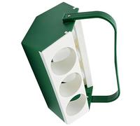 YROHGKPN Depósito de líquido versátil para 6 botellas con zona de almacenamiento de hielo y configuración de mango ergonómico. Caja de cerveza de polipropileno permanente