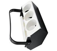 YROHGKPN Depósito de líquido versátil para 6 botellas con zona de almacenamiento de hielo y configuración de mango ergonómico. Caja de cerveza de polipropileno permanente