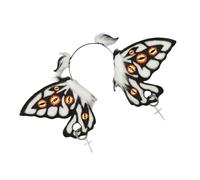 YROHGKPN Diadema de anime para fiestas, diseño de alas de polilla japonesa, para Halloween, eventos temáticos, máscaras, tocado de Halloween