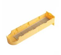 YROHGKPN Dispensador automático de latas de refrescos de bajo espacio para encimeras de cocina o nevera con función de reposición automática, dispensador deslizante automático