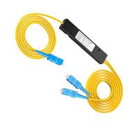 YROHGKPN Divisor óptico profesional 1x2 con múltiples interfaces, divisor óptico para proyectos de infraestructura, fibra óptica