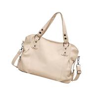 YROHGKPN Elegante bolso coreano para mujer práctico PU espacioso bolso de hombro hombro viajero indispensable elegante para todos los días, beige