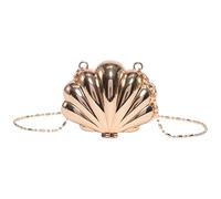 YROHGKPN Elegante bolso de hombro pequeño en forma de lápiz labial con cadena dorada, bolso de hombro, bolso de noche para fiestas y uso diario Pequeño bolso de hombro de lápiz labial, dorado