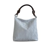 YROHGKPN Elegante bolso de hombro único con perlas con cultura tradicional china, bolsillos grandes en las axilas para mujeres de moda, monedero versátil para mujer, azul