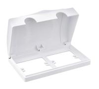 YROHGKPN Enchufe de 2 marchas, caja impermeable, tapa de enchufe eléctrico, interruptor de 86 tipos, cubiertas protectoras, interruptor de pared, caja de protección contra salpicaduras