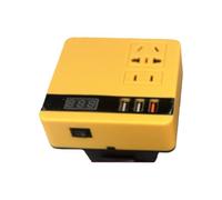 YROHGKPN Enchufe de batería ligero con protección contra sobrecarga, generador de centrales eléctricas, 21 V hasta 220 V, dispositivo de protección contra sobrecarga fácil de transportar