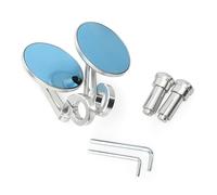 YROHGKPN Espejo de extremo de manillar de 7/8 ' vintage negro redondo para ATV Scooter Dirt Bike con 22 mm 7/8 ' ' Espejos finales para motocicletas