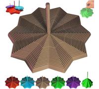YROHGKPN Estrella sensorial hexagonal equipada impresa en 3D para estimulación multisensorial, alivio del estrés, juguete portátil para estudiantes, alivio de presión científico