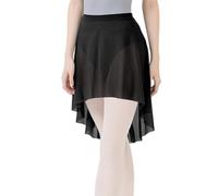 YROHGKPN Falda de danza para mujer, traje de ballet transpirable, faldas envolventes de color sólido para entrenamiento de danza, color sólido para mujeres