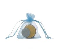 YROHGKPN Fundas reutilizables de poliéster para árboles frutales con cierre de cordón, diseño de pájaro transpirable para huertos, jardinería, bolsas de frutas, azul celeste, 15 20cm