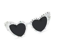 YROHGKPN Gafas de fiesta, gafas de sol en forma de corazón, accesorios para fiestas de cumpleaños, accesorios de disfraces, gafas divertidas, gafas de sol en forma de corazón