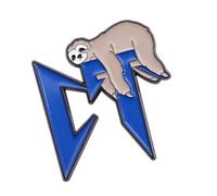 YROHGKPN Gorro de golf, pin de solapa decorativo, perezosos hermosos, broches, broche, dibujos animados, joyas, accesorios, regalo para novio, pin decorativo de solapa, dibujos animados