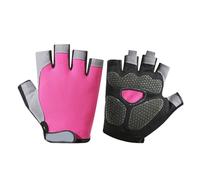 YROHGKPN Guantes de ciclismo unisex antideslizantes, medio dedo, absorción de impactos, para gimnasio, correr, al aire libre, levantamiento de pesas, guantes deportivos transpirables