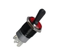 YROHGKPN Interruptor basculante de metal robusto con tres ajustes e indicadores LED integrados, accesorios para interruptores electrónicos versátiles