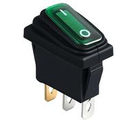 YROHGKPN Interruptor basculante impermeable IP65 de 16 A y luz indicadora integrada para un funcionamiento seguro y eficaz. Interruptor con conectores planos