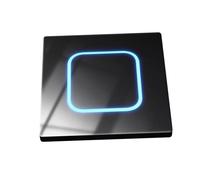 YROHGKPN Interruptor de luz LED de 1/2/3/4 marchas interruptor de luz LED indicadores de punto de reinicio de vidrio templado duradero interruptor de vidrio templado