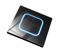 YROHGKPN Interruptor de luz LED de 1/2/3/4 marchas interruptor de luz LED indicadores de punto de reinicio de vidrio templado duradero interruptor de vidrio templado