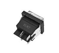 YROHGKPN Interruptores de botón pulsador multifuncionales de 4 pines con carcasa resistente al agua. Pulsador robusto de 4 pines para un funcionamiento seguro y estable. Cubierta impermeable