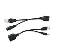 YROHGKPN Inyectores y divisores pasivos Set con conectores DC5521 para mejorar la compatibilidad de los dispositivos Inyectores pasivos RJ45 Power Over Ethernet