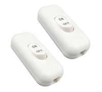 YROHGKPN Juego de 2 elegantes interruptores de lámpara de colores, 250 V, accesorios para el hogar, portátil, para diferentes aplicaciones de iluminación, uso diario ocasional, interruptor eléctrico