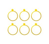YROHGKPN Juego de 6 marcadores de agilidad de dirección para práctica de fútbol y baloncesto y ejercicios de coordinación infantil, anillos de velocidad para atletismo