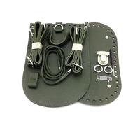YROHGKPN Juego de bolsas para manualidades, de piel sintética, para hacer punto, ganchillo, costura, bolsos hechos a mano, accesorios para mujer, mochila de piel sintética