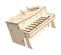 YROHGKPN Juego de construcción de piano educativo infantil de madera con efectos de sonido para aprender el piano de manualidades para niños
