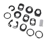 YROHGKPN Juego de dirección de cable totalmente integrado para bicicleta de 28 6 mm para tubo de dirección de 1/8" /2" rodamiento completo de gestión de cables