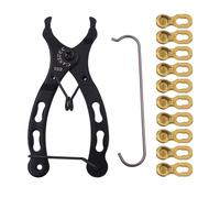 YROHGKPN Juego de herramientas de reparación de cadenas de bicicleta de metal, herramienta esencial para cadena de bicicleta para bicicletas de montaña y bicicletas de carretera, trituradora divisor
