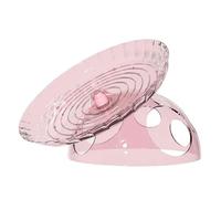 YROHGKPN Juguete de rueda para hámster transparente para ejercicios silenciosos, fácil de limpiar, accesorios para mascotas, disco doméstico